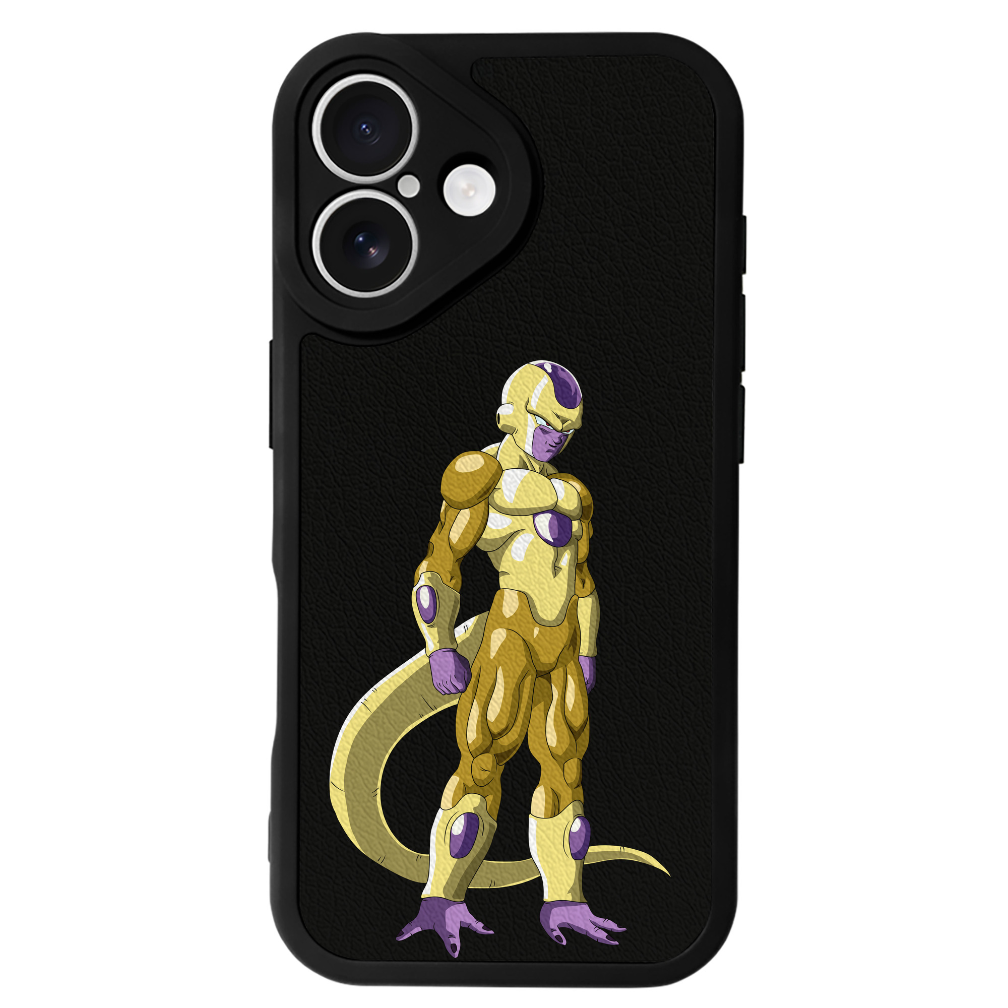 （画像用） ドラゴンボール フリーザ DRAGON BALL Frieza 【iPhone 16シリーズ対応】シリコンスマホケース（レザー調） 材質：シリコン